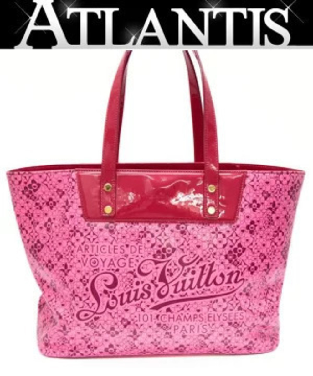 Louis Vuitton Takashi Murakami Cosmic Blossom Tote Bag Pink